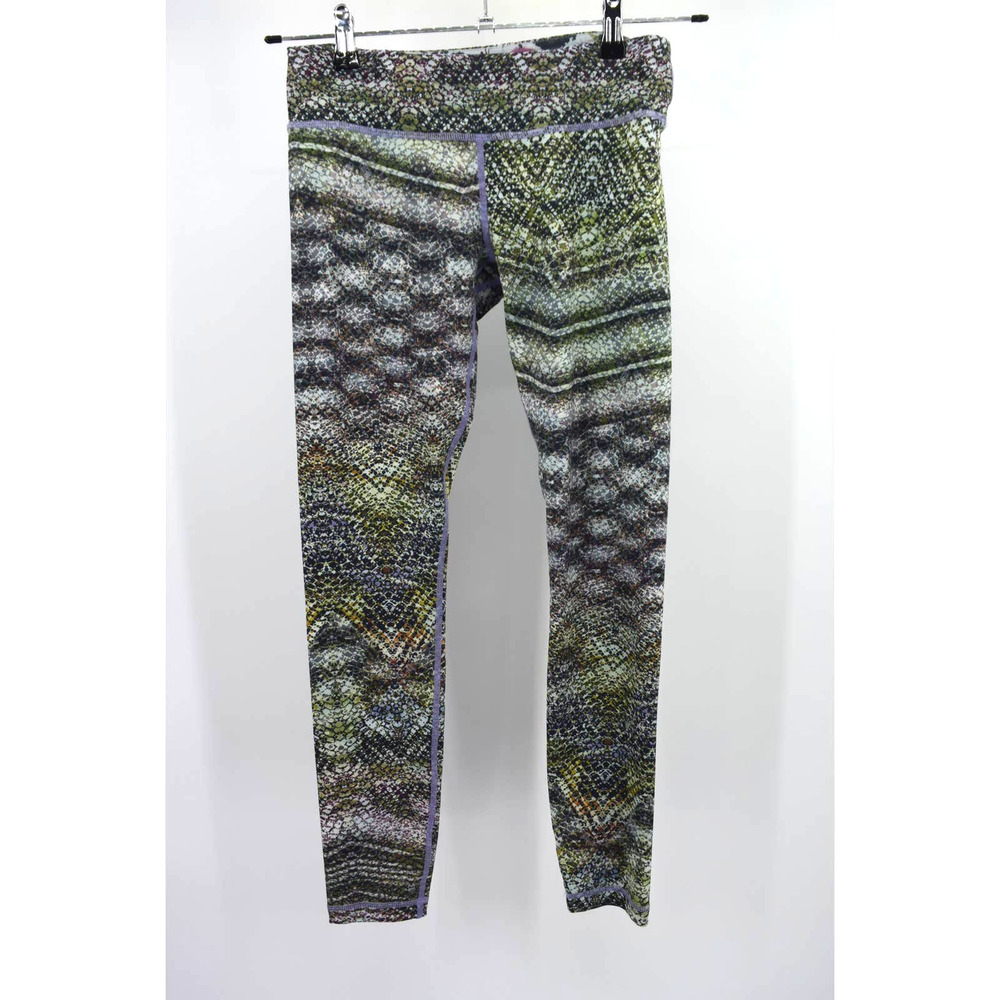 VIMMIA  Multicolor Print Reversible Ankle Leggings Womens M